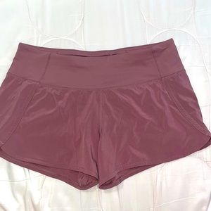 COPY - Plum Purple LuluLemon Speed Up Mid-Rise Shorts 4”
